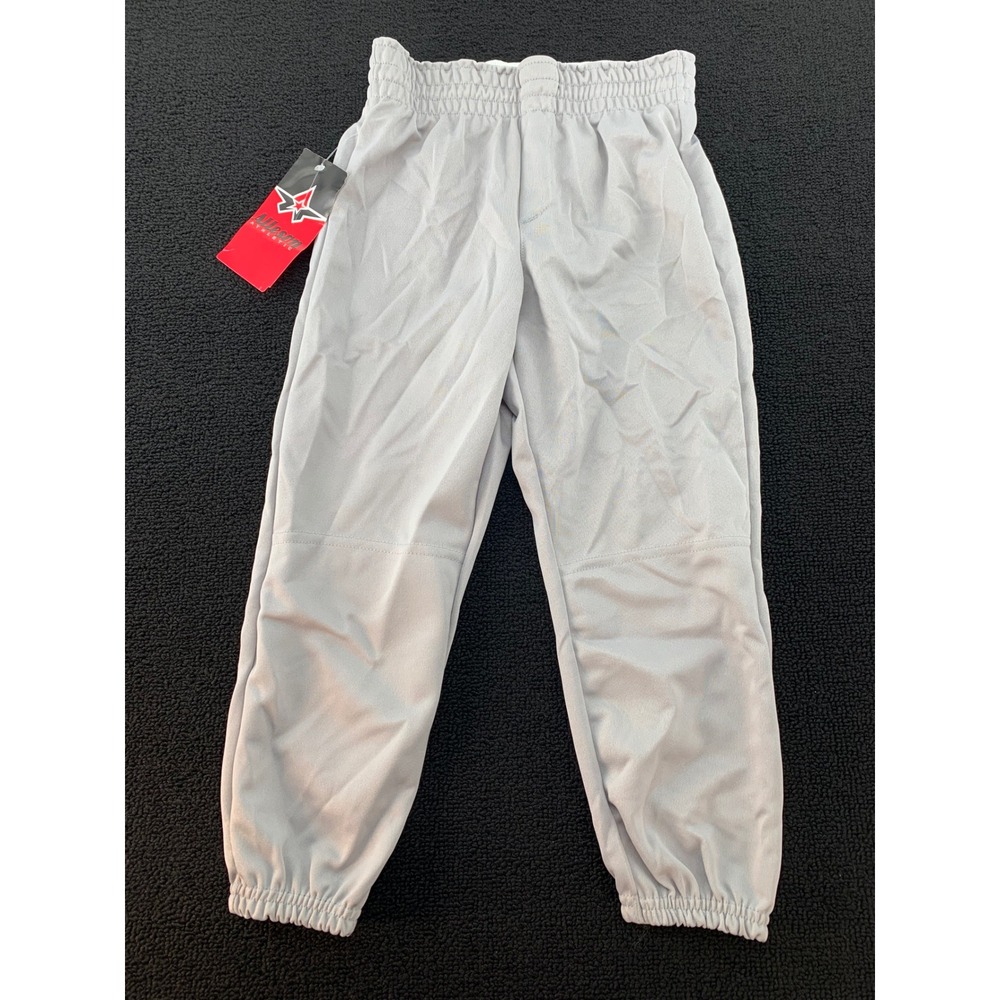 Alleson‎ Athletic Youth Baseball Softball Pants Grey Size M Kids